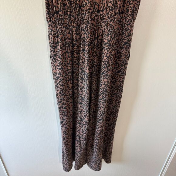 Pact Womens Organic Cotton Abstract Print Wide Leg Jumpsuit Sustainable Sz Small - Picture 6 of 6